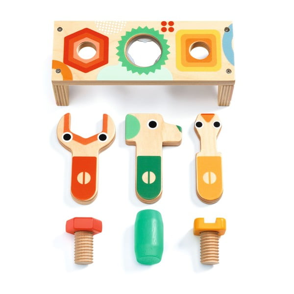 Drveni set za igru za male majstore Djeco-image-1