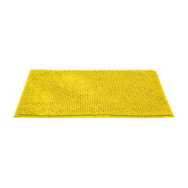 Žuta tekstilna kupaonska prostirka 50x80 cm Chenille - Allstar
