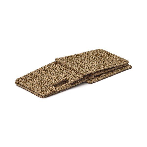 Košare u setu 2 kom za police od morske trave 32x27x22 cm Tossa – Kave Home-image-3
