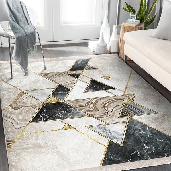 Bež tepih 160x230 cm - Mila Home-image-2