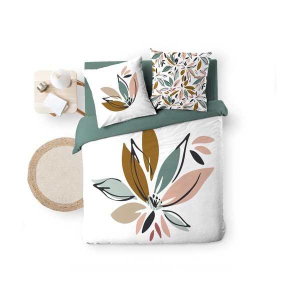 Bijela pamučna posteljina za bračni krevet/za produženi krevet 240x220 cm Octavia – douceur d'intérieur-image-4