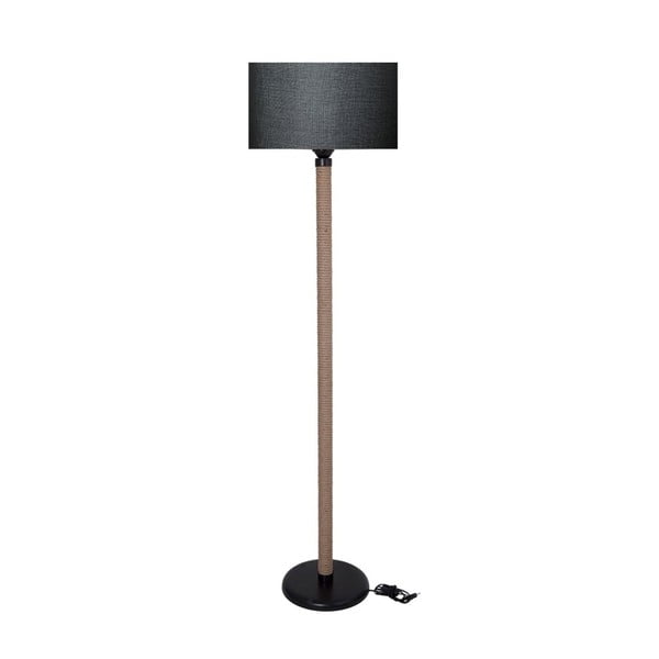 Samostojeća svjetiljka s crnim sjenilom Kate Louise Rope lampa