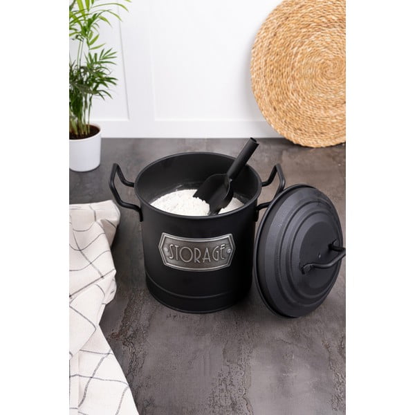 Čelična posuda za hranu s lopaticom – Hermia-image-2