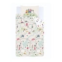 Bijela/bež pamučna dječja posteljina za krevet za jednu osobu 135x200 cm Transport – Bianca