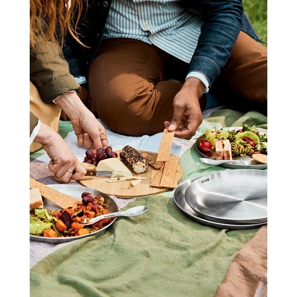 Tanjuri u setu 4 kom od nehrđajućeg čelika u srebrnoj boji ø 25,5 cm – Black + Blum-image-3