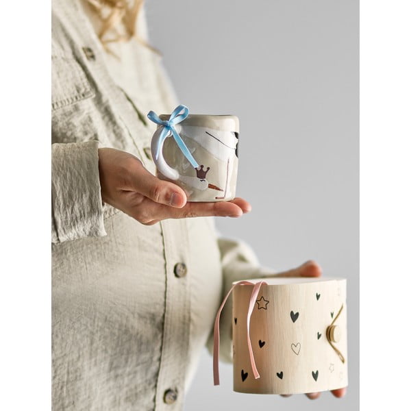 Bež keramička dječja šalica 225 ml Bambino – Bloomingville Mini-image-1