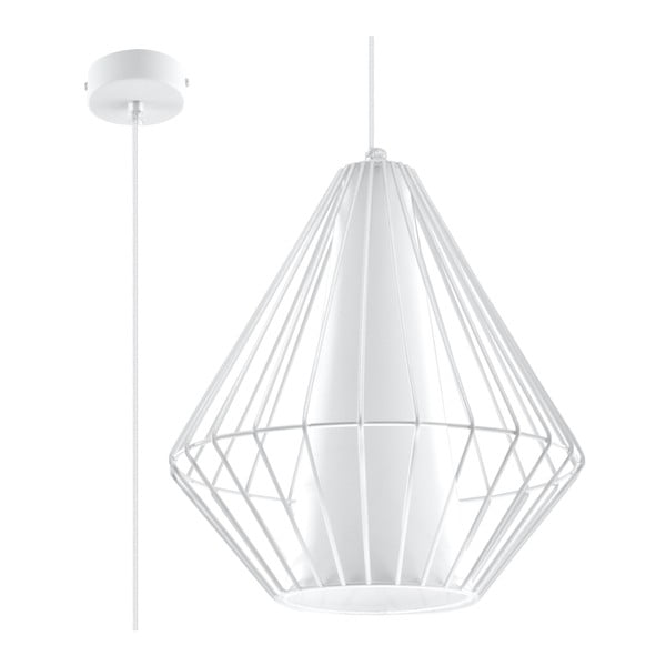Bijela viseća lampa Sollux Alfredo-image-3
