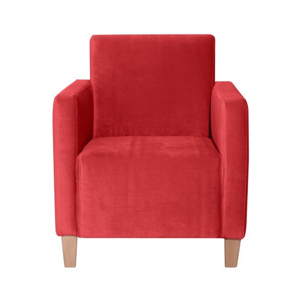 Crvena fotelja Max Winzer Milla Velvet-image-1