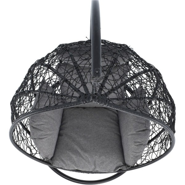 Tamno siva viseća fotelja od umjetnog ratana Bonami Selection Noel-image-4