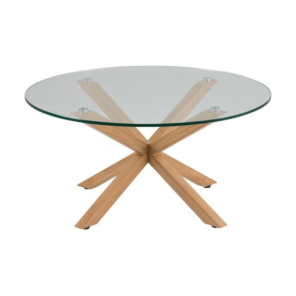 Stolić sa staklenom pločom Actona Heaven, ⌀ 82 cm-image-2