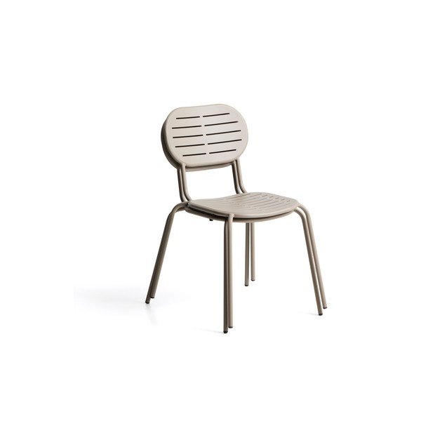 Smeđe-siva metalna vrtna stolica Brai – Kave Home-image-4