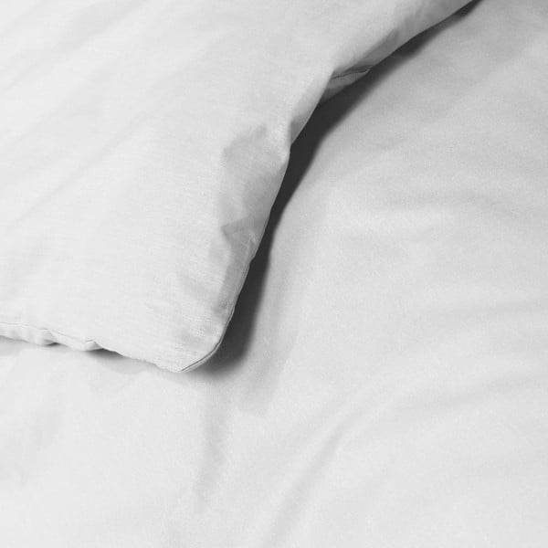 Bijela pamučna posteljina za krevet za jednu osobu 140x200 cm Lina – douceur d'intérieur-image-1