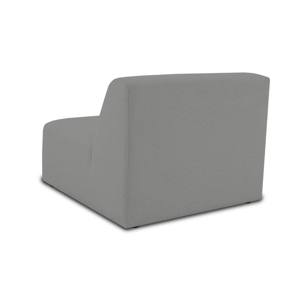 Siva modularna sjedeća garnitura od bouclé tkanine (srednji modul ) Roxy – Scandic-image-3