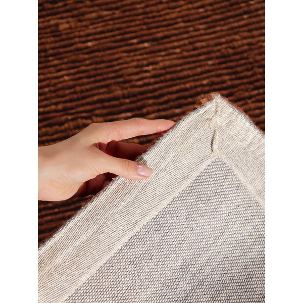 Smeđi ručno rađen vunen tepih 200x290 cm Bexley Woolwich – Ted Baker-image-4