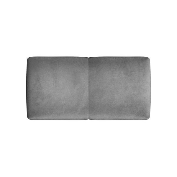 Sivi baršunasti naslon za modularnu sofu Rome Velvet - Cosmopolitan Design-image-2