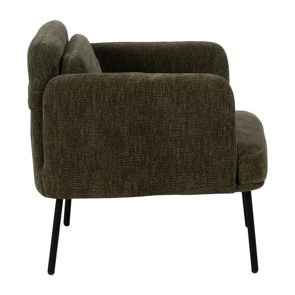 Zelena fotelja od šenila Bind – Ixia-image-3