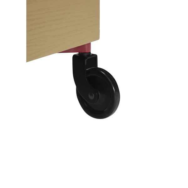 Kolica od jasena na kotačima 42x37 cm Fresh - Hübsch-image-3