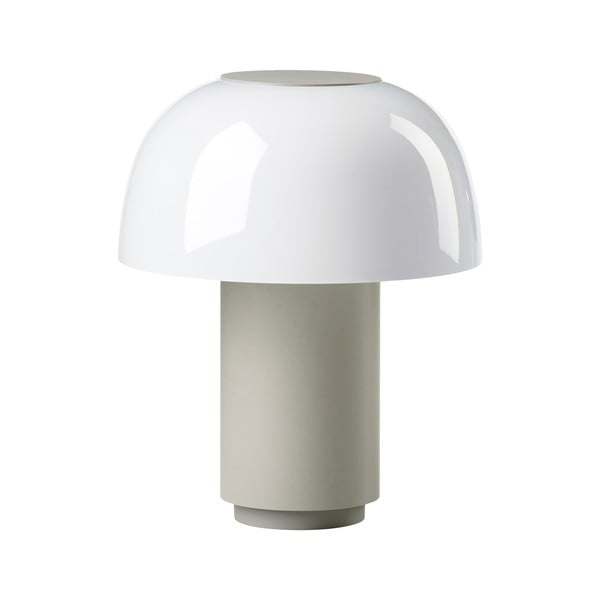 Siva LED stolna lampa aluminijska s mogućnosti zatamnjivanja (visina 22 cm) Harvest – Zone