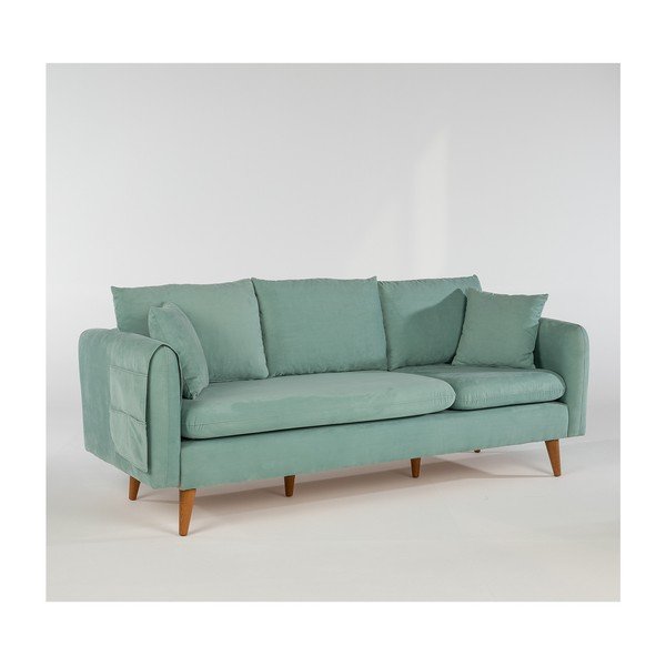Svijetlo plava sofa 215 cm Sofia – Balcab Home-image-2