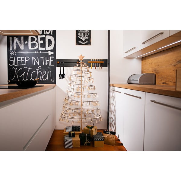 Set od 10 drvenih božićnih ukrasa Spira Medium-image-4