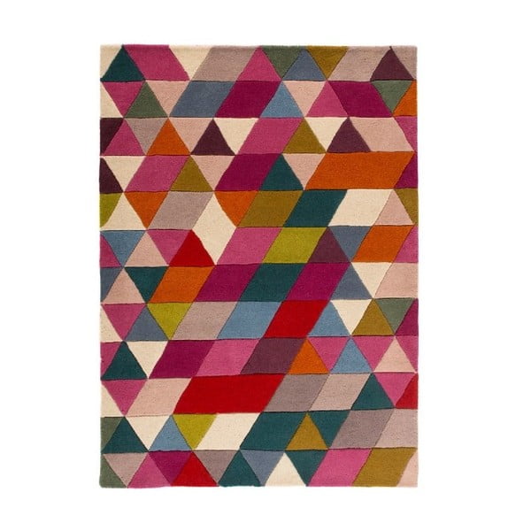 Flair Rugs Illusion Prism Pink Triangles, 80 x 150 cm