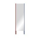 Stojeće ogledalo s okvirom od masivnog drveta 49x166 cm Lun – noo.ma