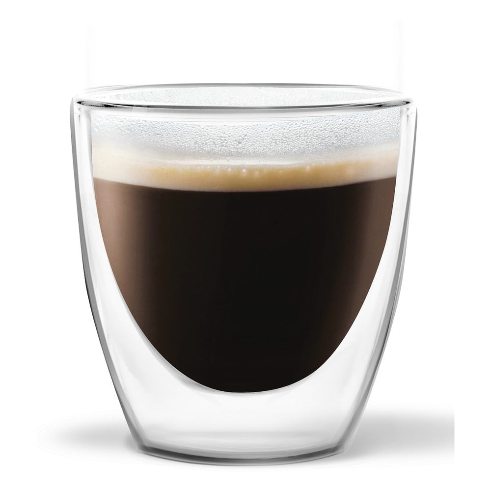 Set s 2 čaše od dvostrukog stakla Vialli Design Ronny Espresso, 80 ml