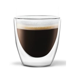 Set s 2 čaše od dvostrukog stakla Vialli Design Ronny Espresso, 80 ml