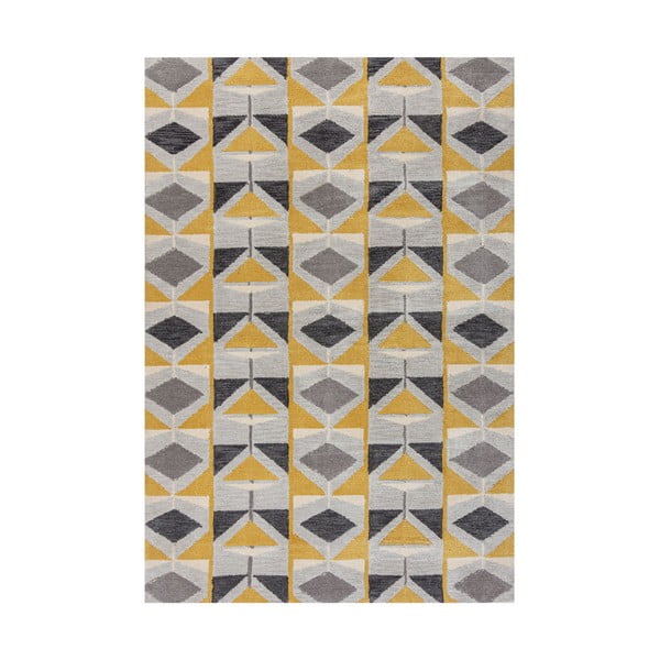 Sivo-žuti tepih Flair Rugs Kodiac, 120 x 170 cm