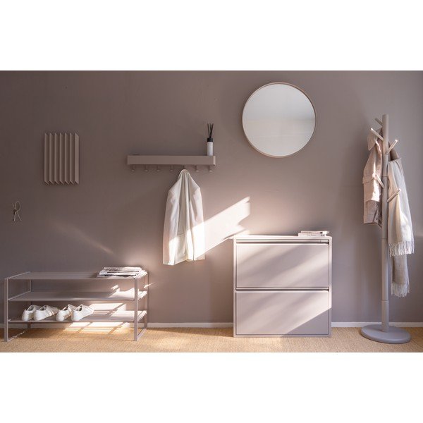 Smeđe-sivi metalni ormarić za cipele 70x48,5x29 cm Rex – Spinder Design-image-4