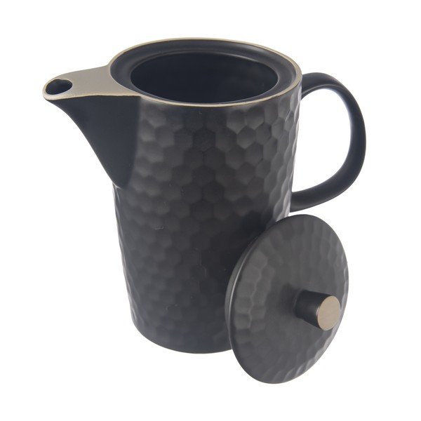 Crni keramički čajnik 1,3 l Tea Time – Orion-image-2
