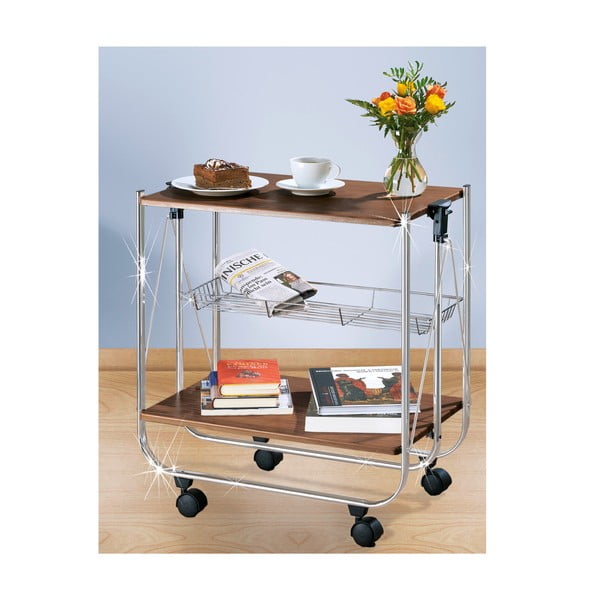 Kolica za posluživanje Wenkoo Serving Walnut-image-1