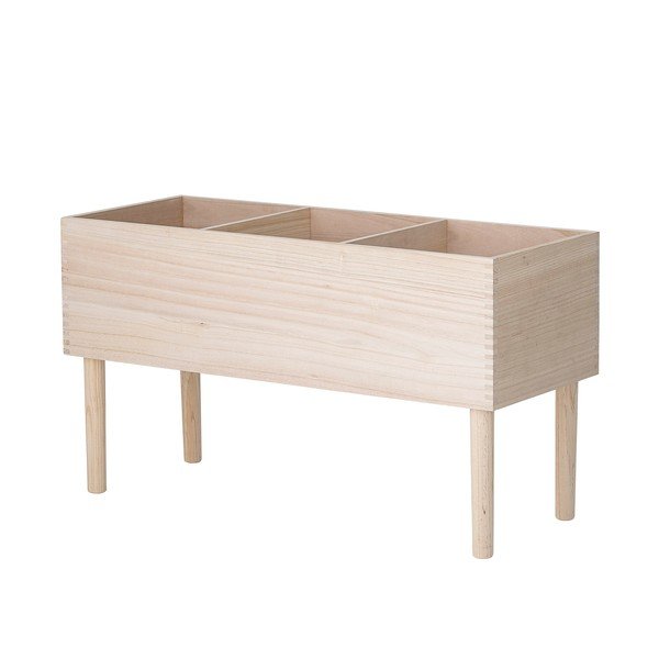 Biblioteka od masivne paulovnije u svijetloj prirodnoj boji 91x50x35 cm Douve – Bloomingville-image-3