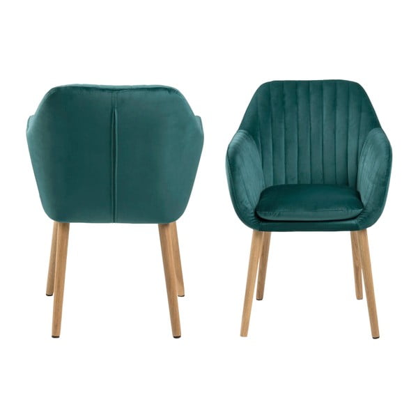 Tirkizna blagovaonska stolica Actona Emilia Vic-image-3