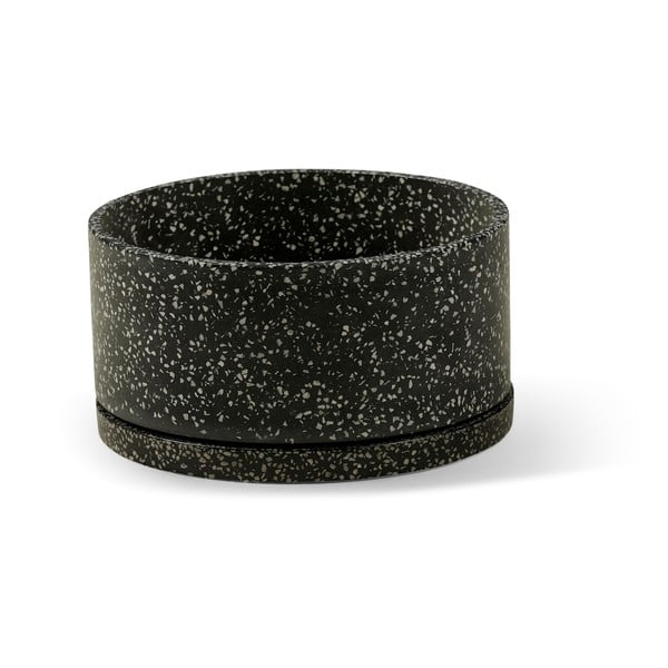 Set od dvije tamno sive tegle za cvijeće Bonami Selection Terrazzo-image-2