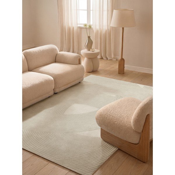 Krem vunen tepih 120x170 cm Kensington Victoria – Ted Baker-image-1