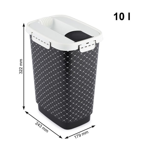 Crna kutija za granule 10 l Cody - Rotho-image-4