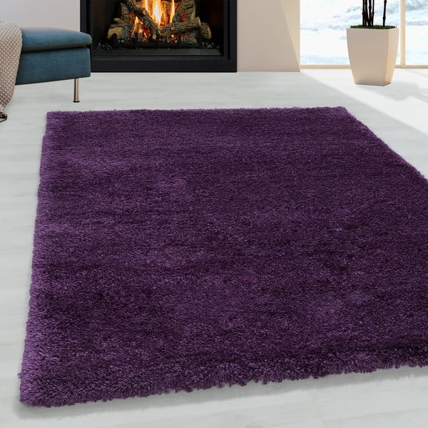 Tamno ljubičasti tepih 160x230 cm Fluffy – Ayyildiz Carpets-image-1