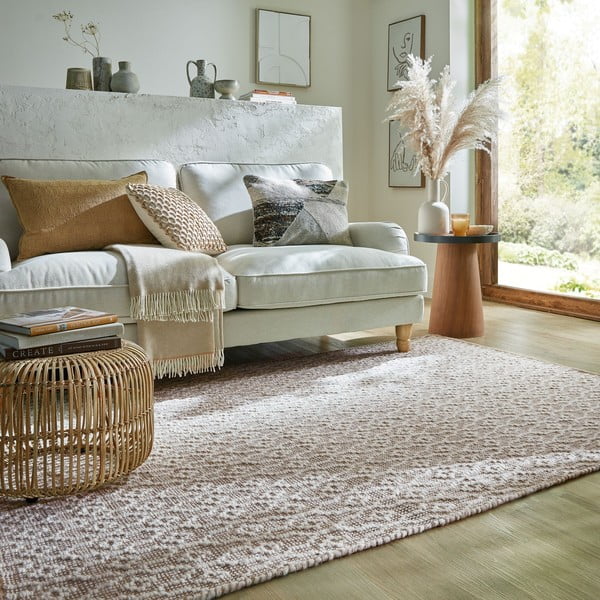 Svijetlo sivi ručno rađen vunen tepih 80x150 cm Dream – Flair Rugs-image-1