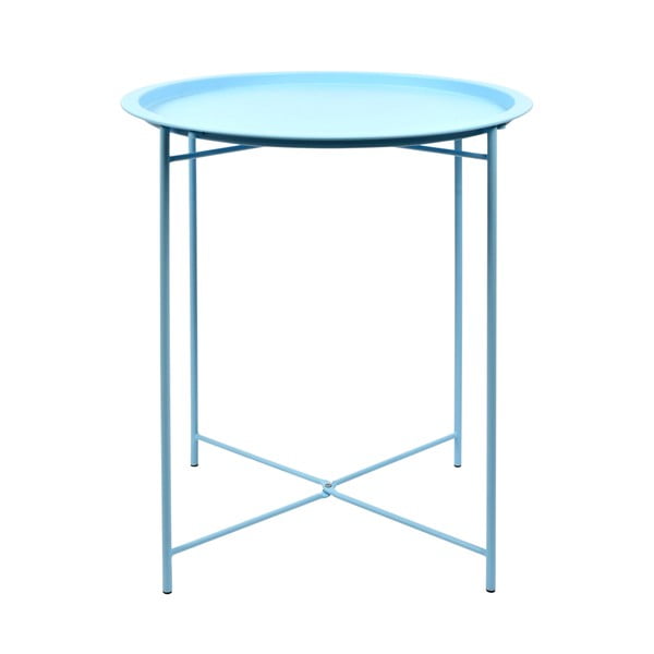 Čelični sklopivi vrtni stol u tirkiznoj boji Esschert Design, 46 x 46 x 52 cm