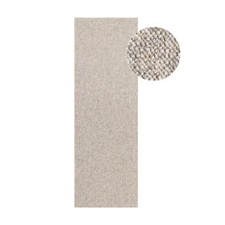 Siva/krem periva staza 80x240 cm Rocco Dark Cream – Elle Decoration