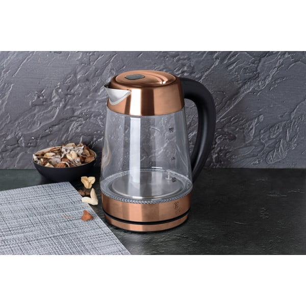 Kuhalo za vodu 1,7 l Rosegold Metallic Line - BerlingerHaus-image-1