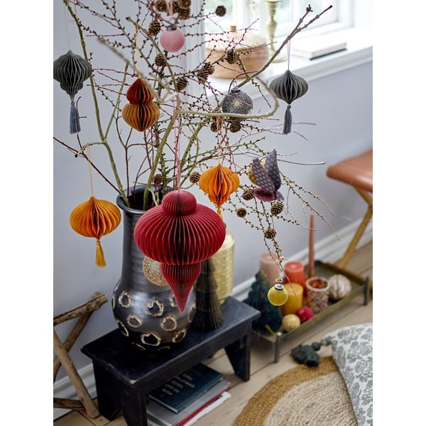 Viseći božićni ukrasi u setu od 4 kom Milay - Bloomingville-image-1