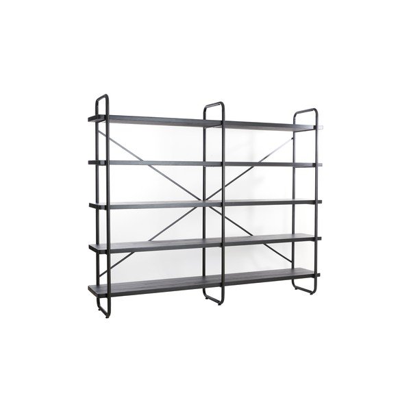 Crni regal 244x200 cm Callao – Light & Living-image-1