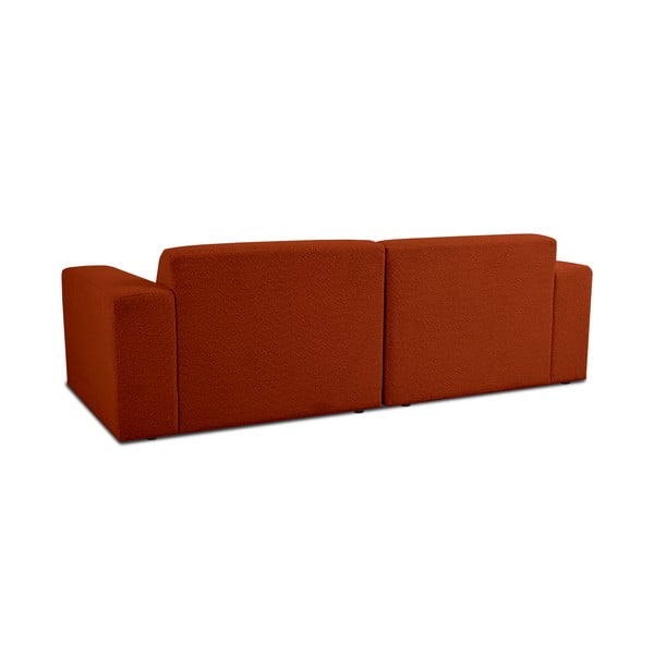 Ciglasta sofa od bouclé tkanine 228 cm Roxy – Scandic-image-2