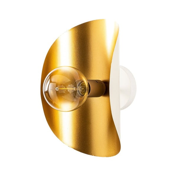 Bijela/u zlatnoj boji zidna lampa Sivani – Opviq lights