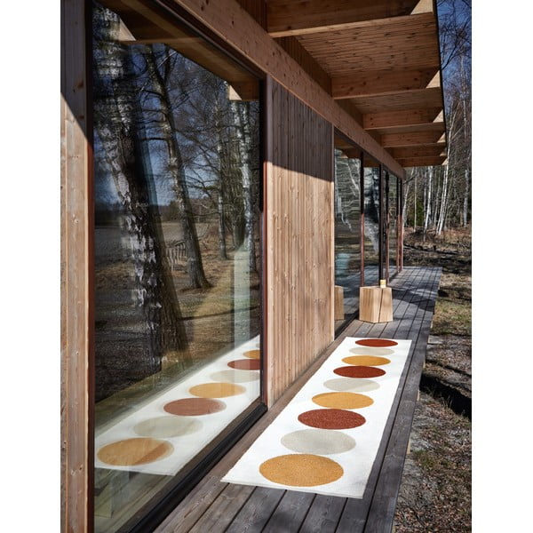 Oker žuti/krem unutarnji i vanjski tepih 70x140 cm Otto Harvest – Pappelina-image-4