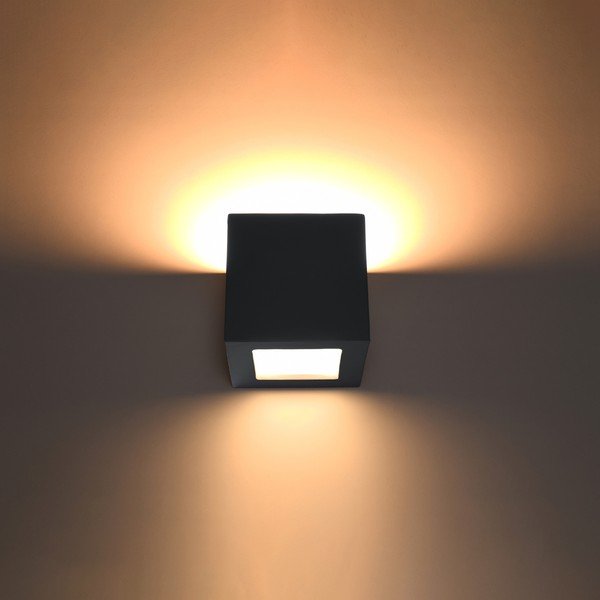 Crna zidna lampa Leo – Sollux-image-1