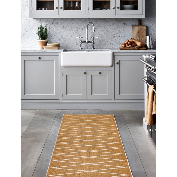 Oker žuti unutarnji i vanjski tepih 70x100 cm Max Ochre – Pappelina-image-4