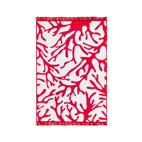 Crveni i bijeli dvostrani tepih Coral Reef, 120 x 180 cm-image-3
